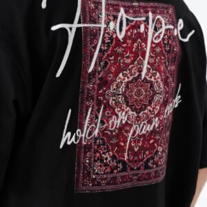 Hope embroidery velvet applique